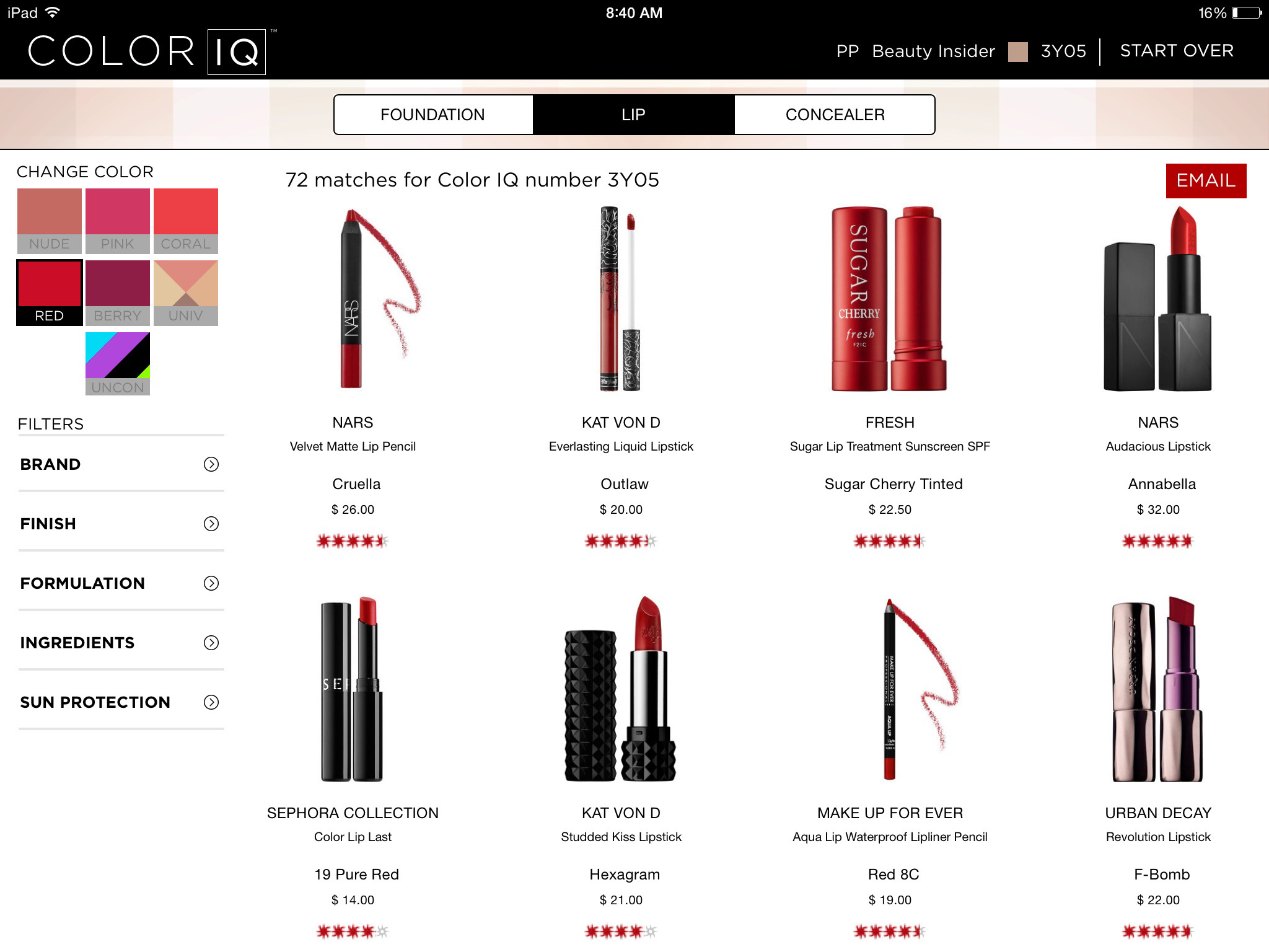 COLOR IQ LIP AND CONCEALER